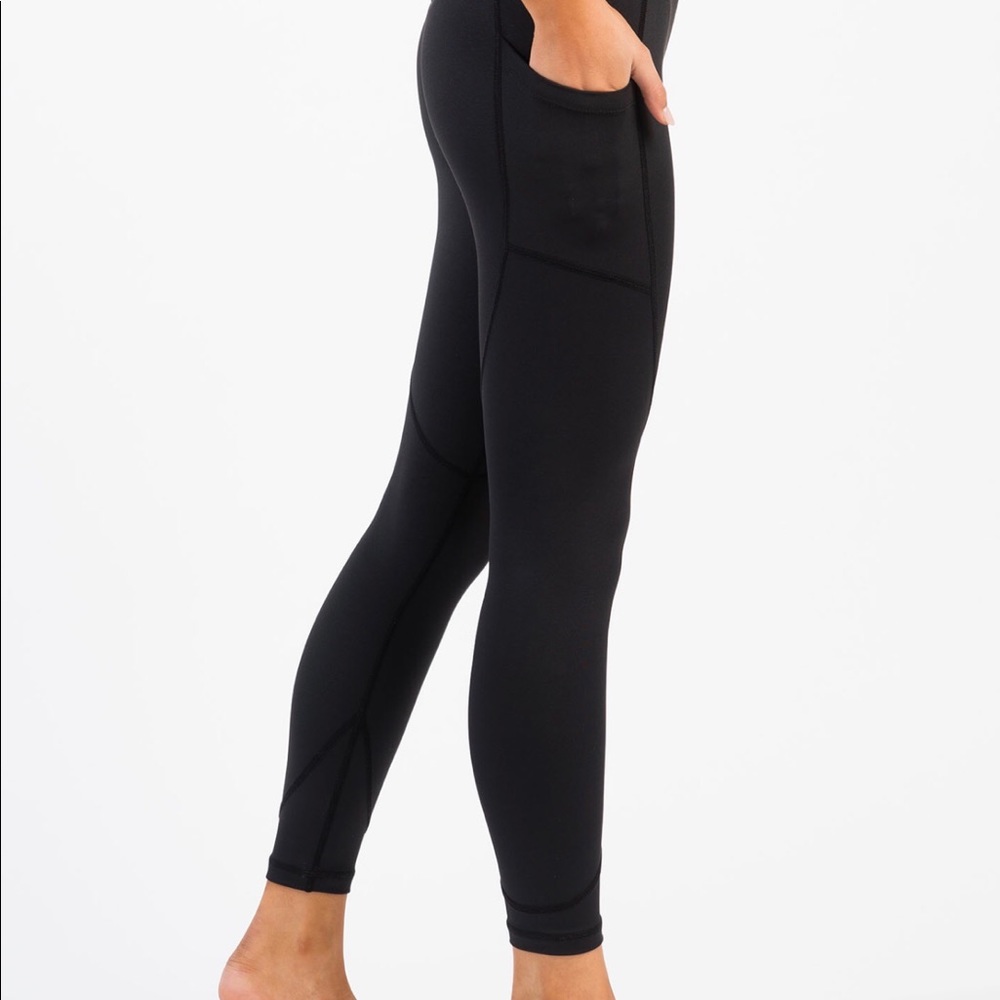 Zyia Black Pocket Light n Tight High Rise 24”